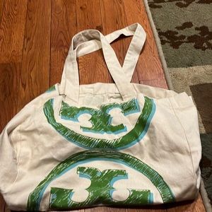 Tory Burch Promotional Canvas Tote Bag